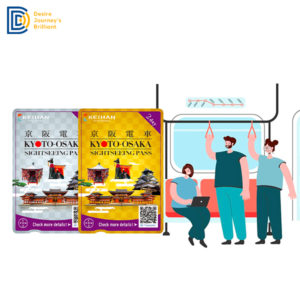 【京阪上網優惠】DJB暢日卡4G飆速上網+京阪電車京都&大阪觀光一日券 / 二日券 (台灣本島郵寄)