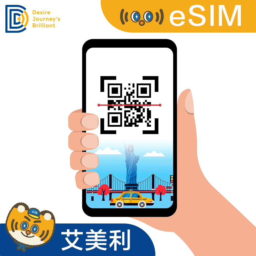 【美國eSIM】eSIM 艾美利卡 (真吃到飽不降速)