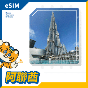 阿聯酋 eSIM｜DJB